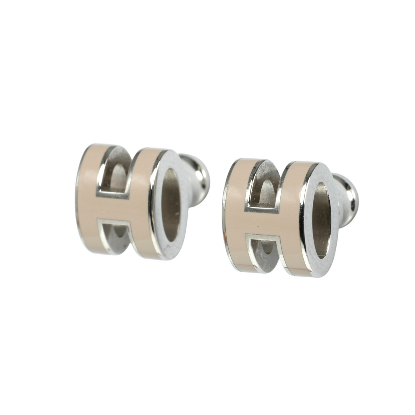 Hermès Mini Pop Hand Bag Earring - Beige