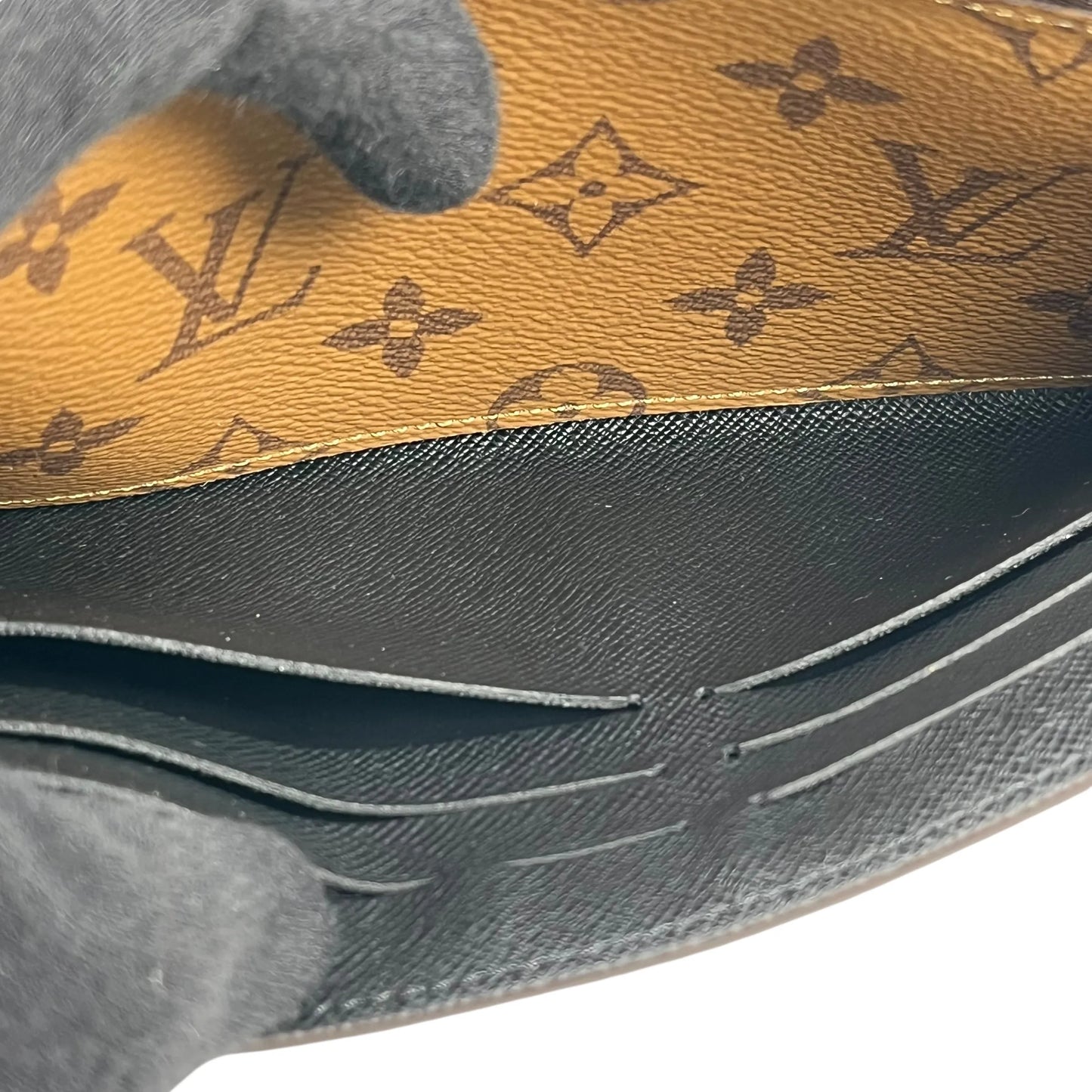 Louis Vuitton Monogram Giant Reverse Saleh Long Wallet - Brown