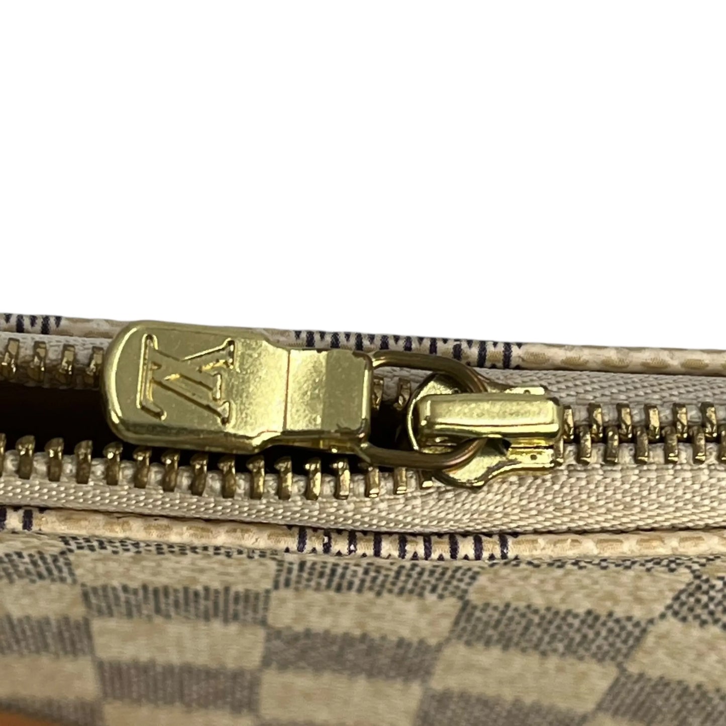 Louis Vuitton Damier Azur Pochette Accessories Pouch - White