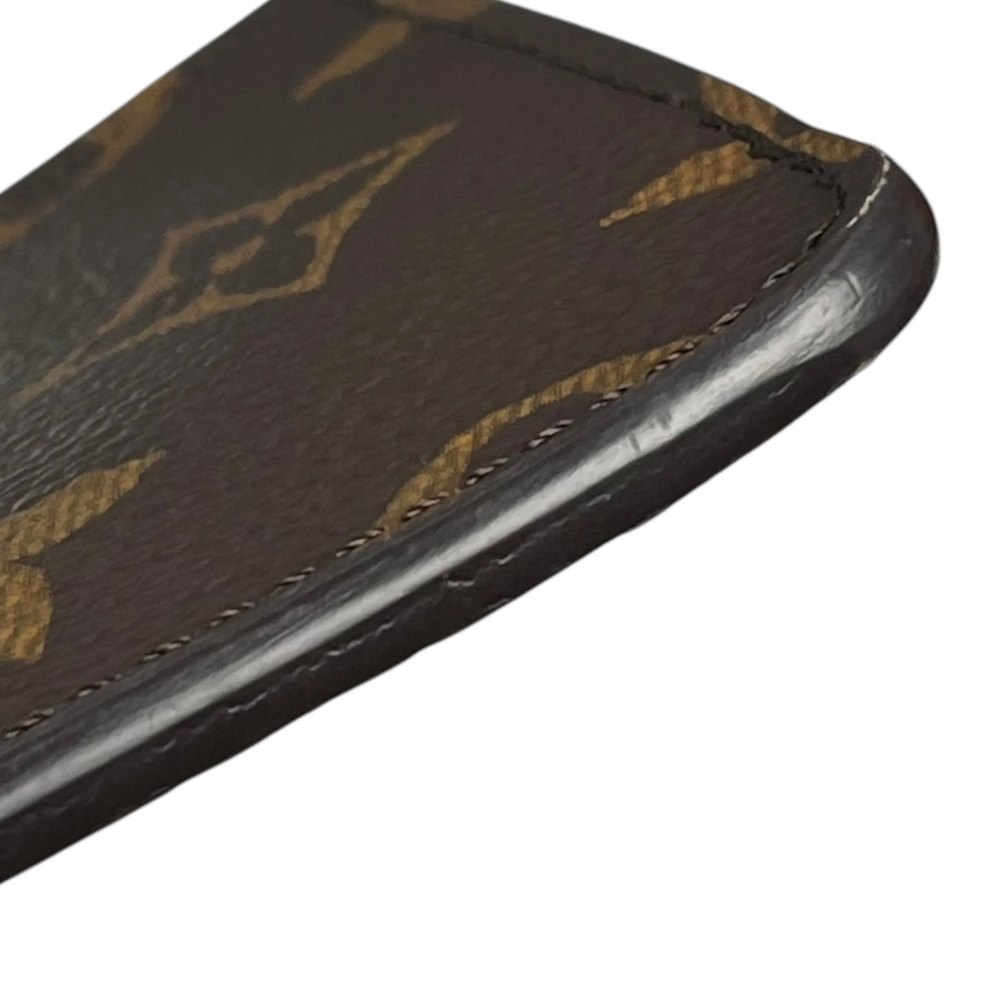 Louis Vuitton Monogram Porte Cartes Rommy Card Case - Brown