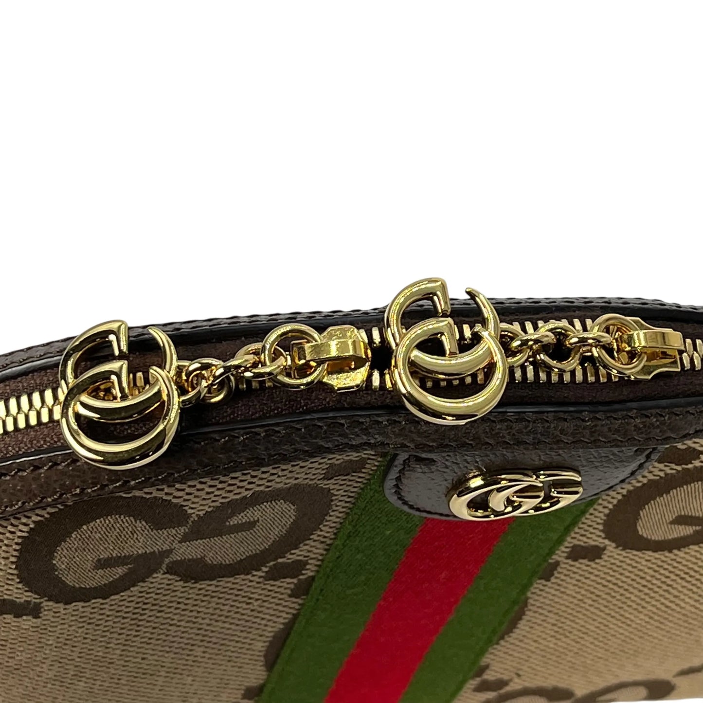 GUCCI Ophidia Jumbo GG Small Shoulder Bag - Brown