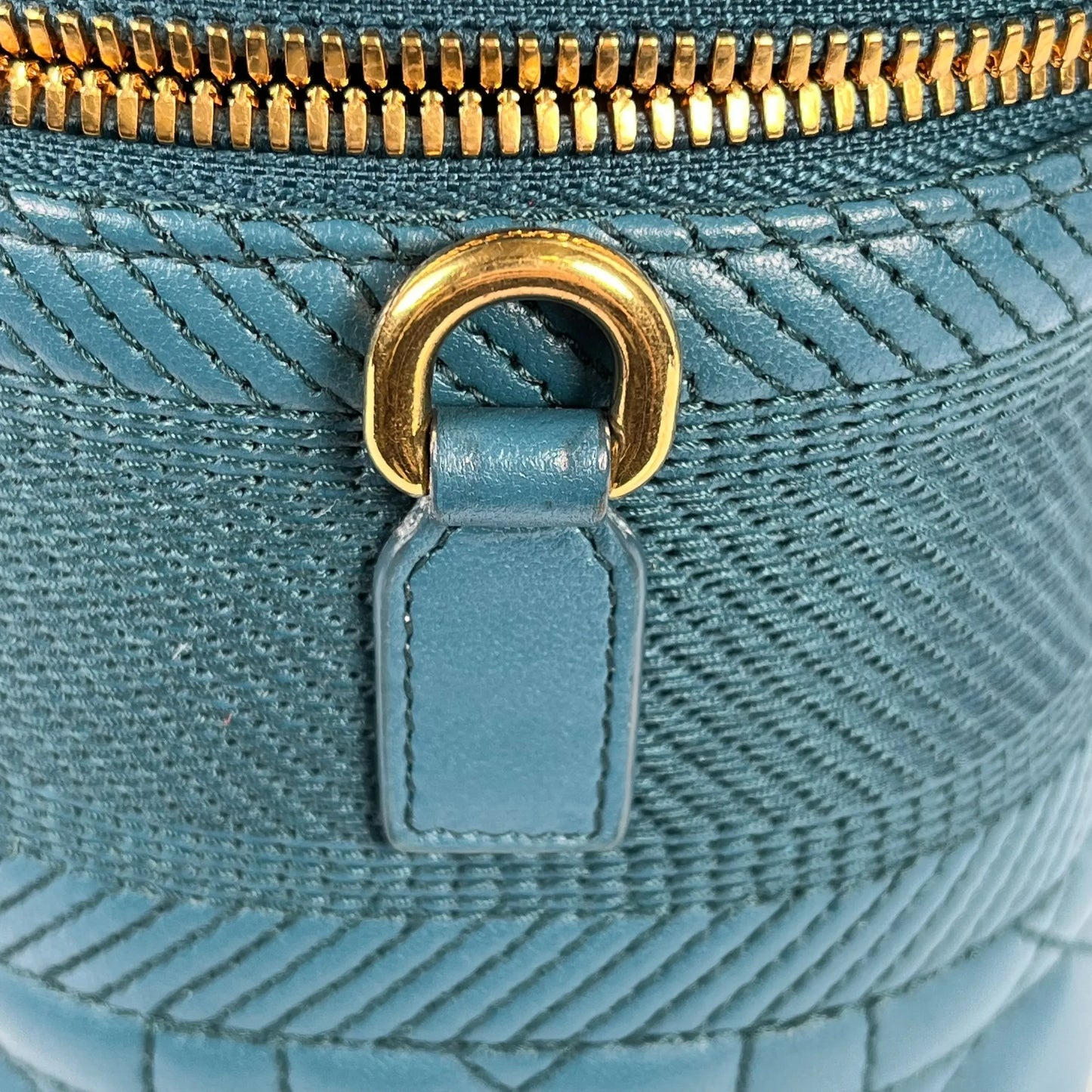 Dior Small Travel Vanity Hand Bag Shoulder Bag - Blue