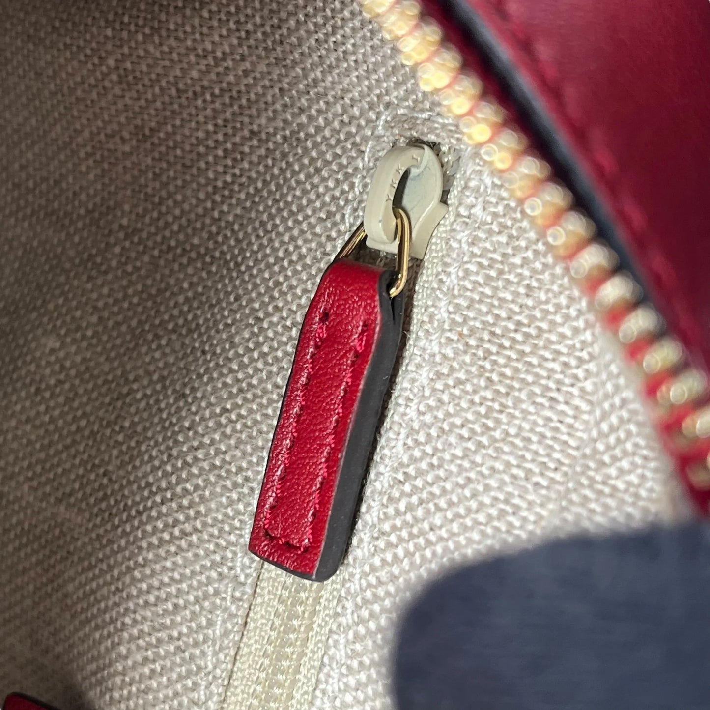 GUCCI Micro Guccissima Hand Bag - Red