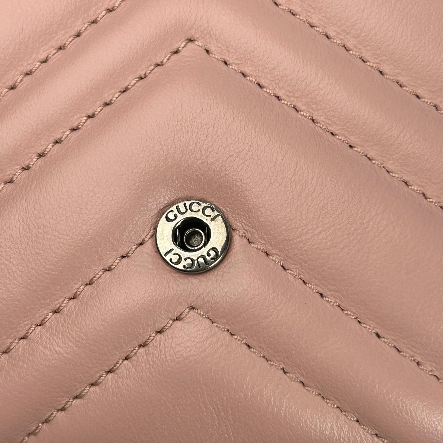 GUCCI GG Marmont Mini Bag Shoulder Bag - Pink