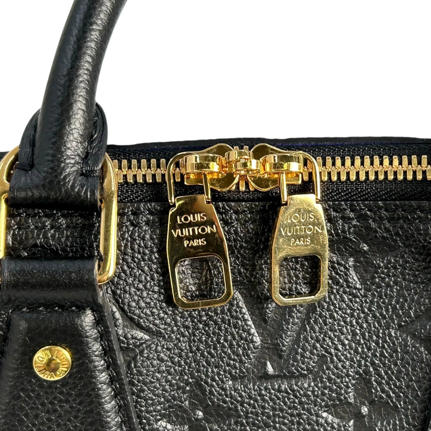 Louis Vuitton Neo Alma PM Monogram Empreinte Hand Bag - Black × Purple