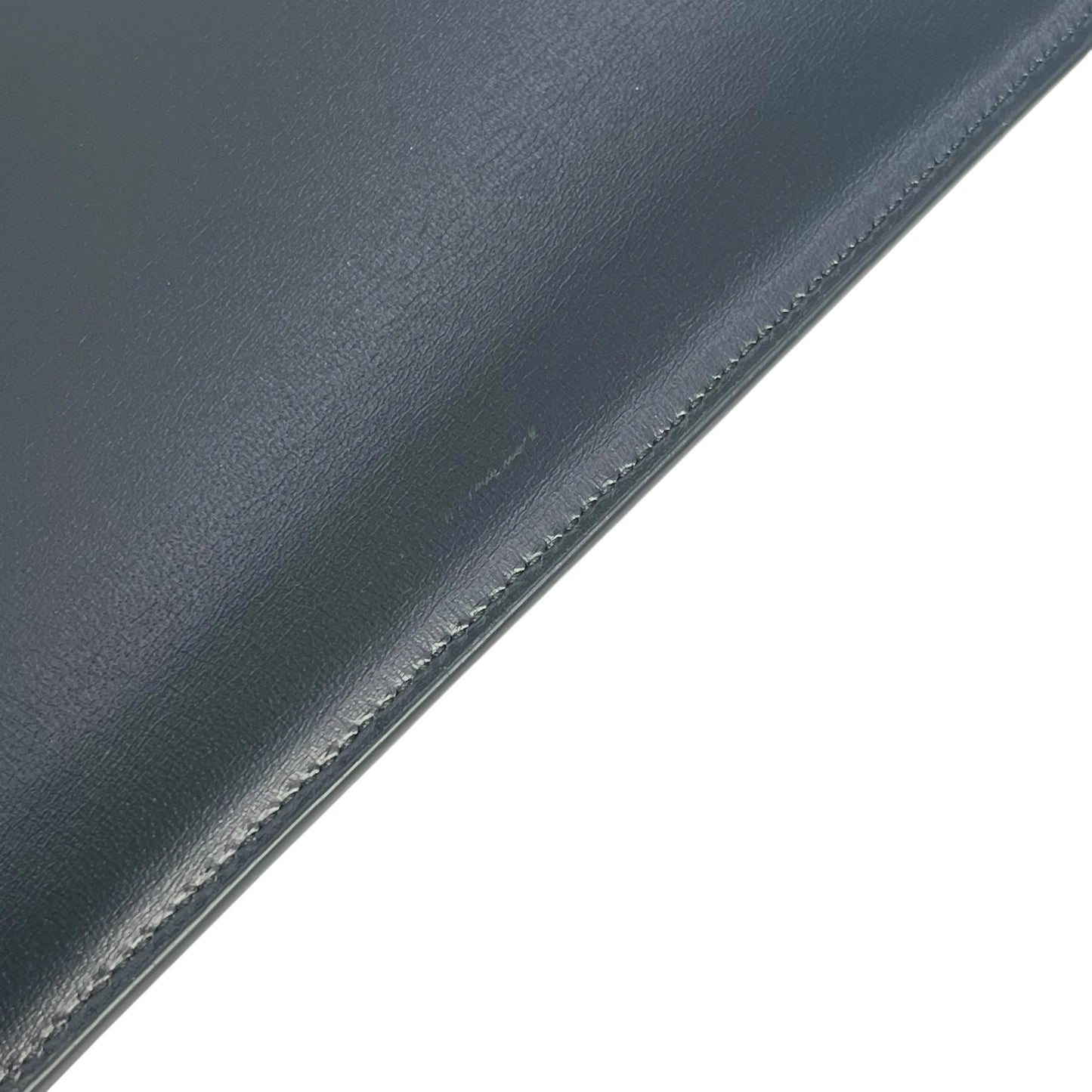 SAINT LAURENT Leather Pouch Long Wallet - Black