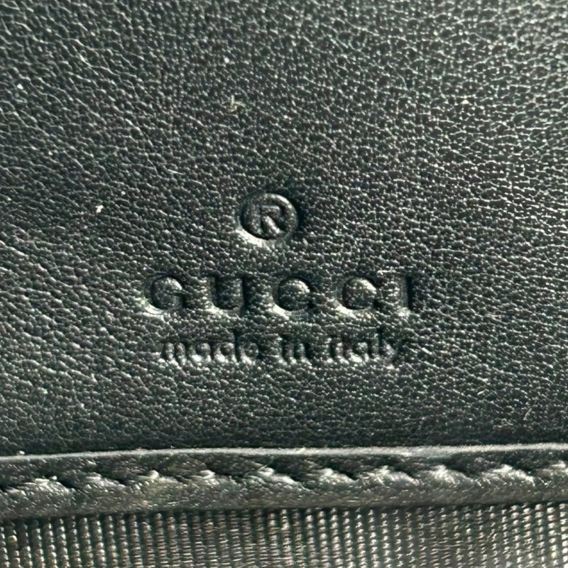 GUUCI Bamboo Zip Around Long Wallet - Beige × Brown