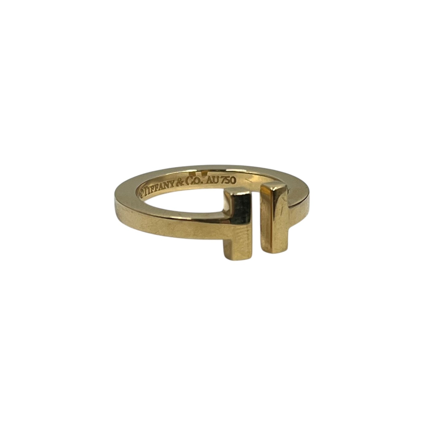 Tiffany & Co T-Square Ring Jewelry - 18KYG