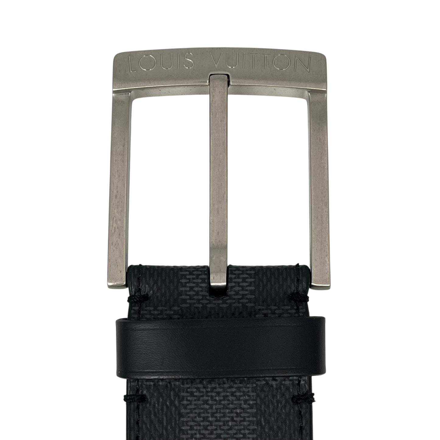 Louis Vuitton Initiales Damier Graphite Belt
