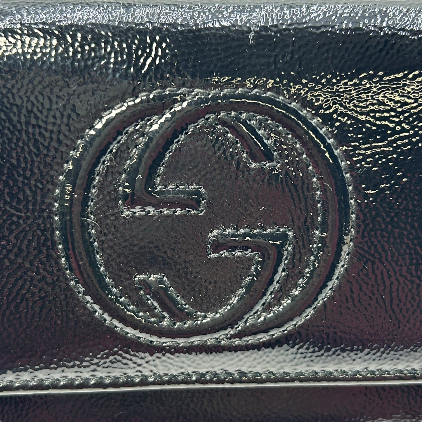 GUCCI Soho Interlocking long wallet