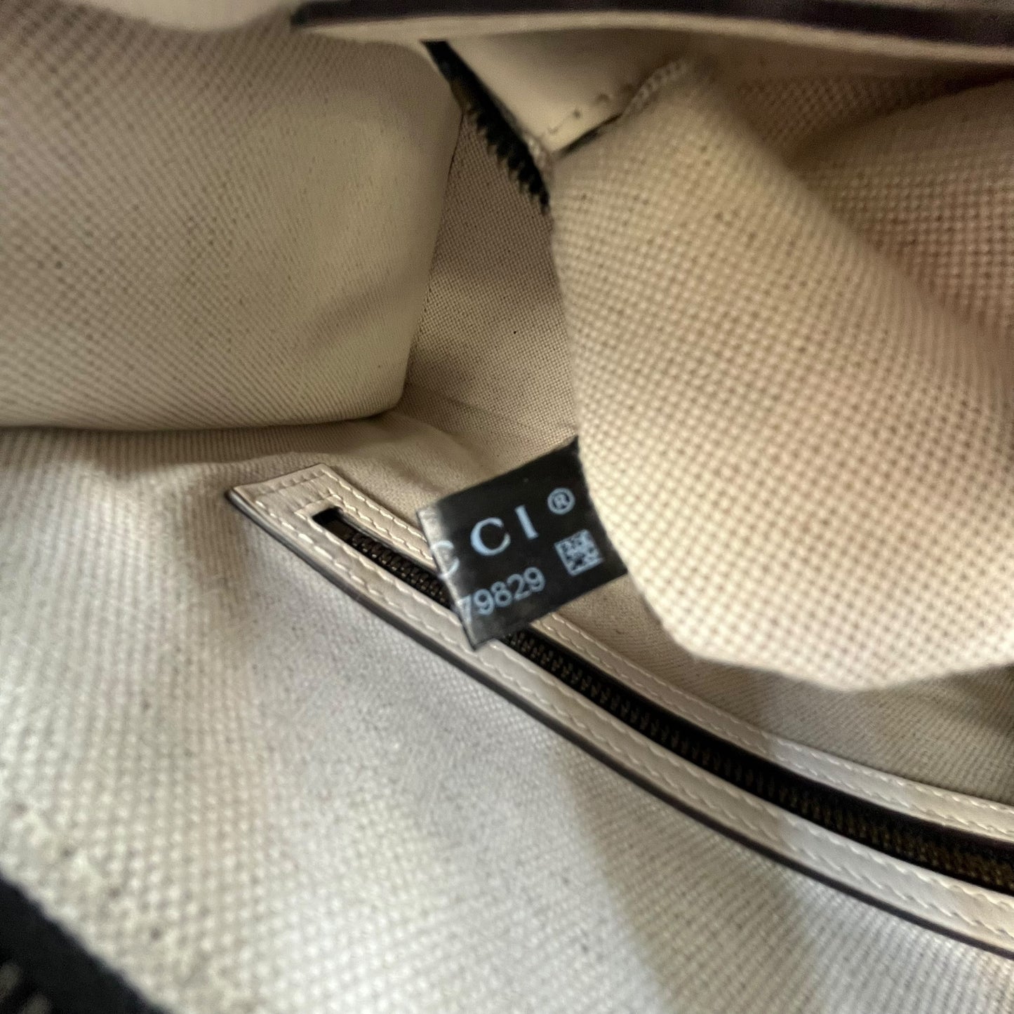GUCCI GG Canvas Leather Hand Bag Shoulder Bag