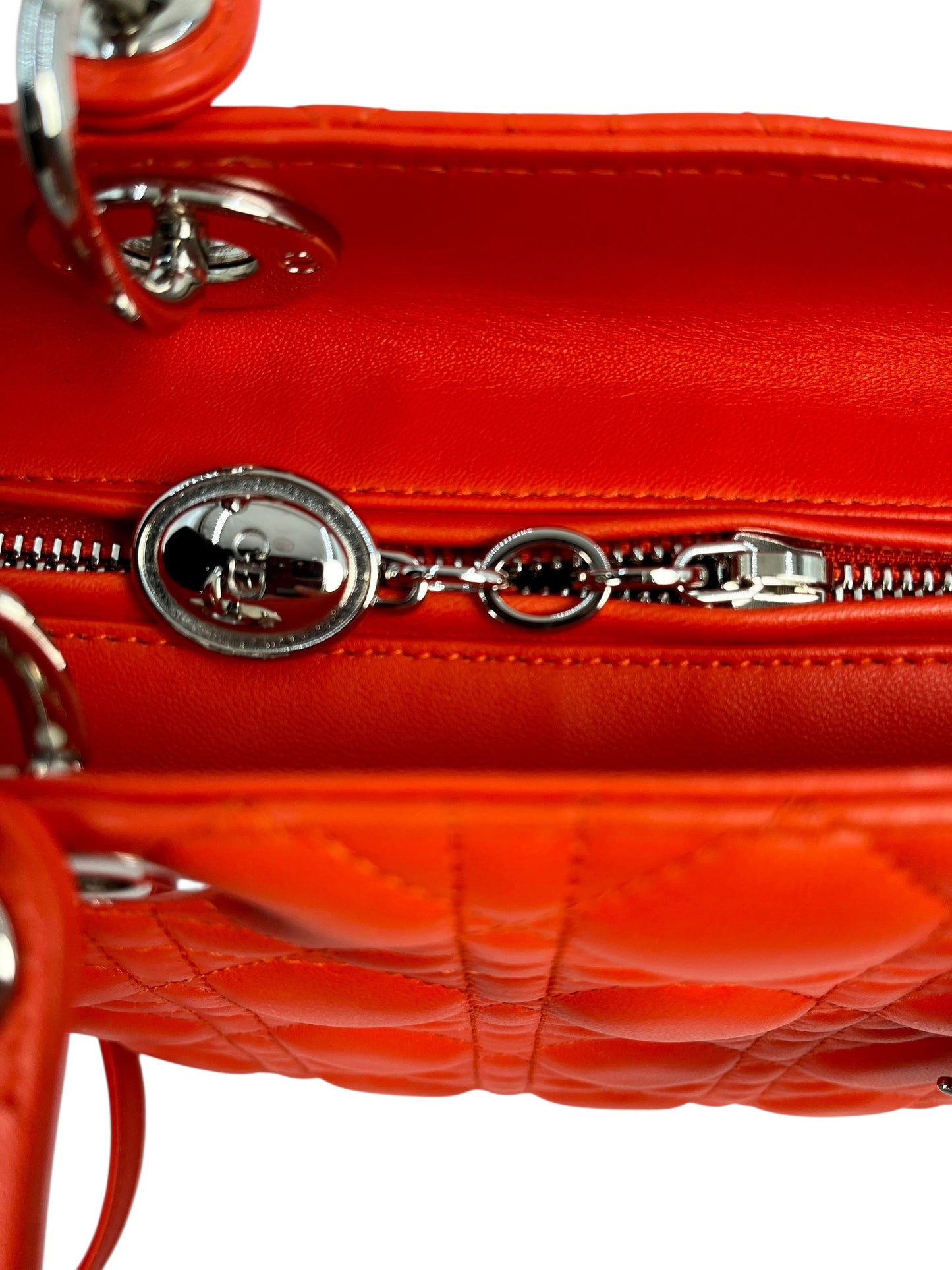 Dior Lady Dior 2way Bag - Orange