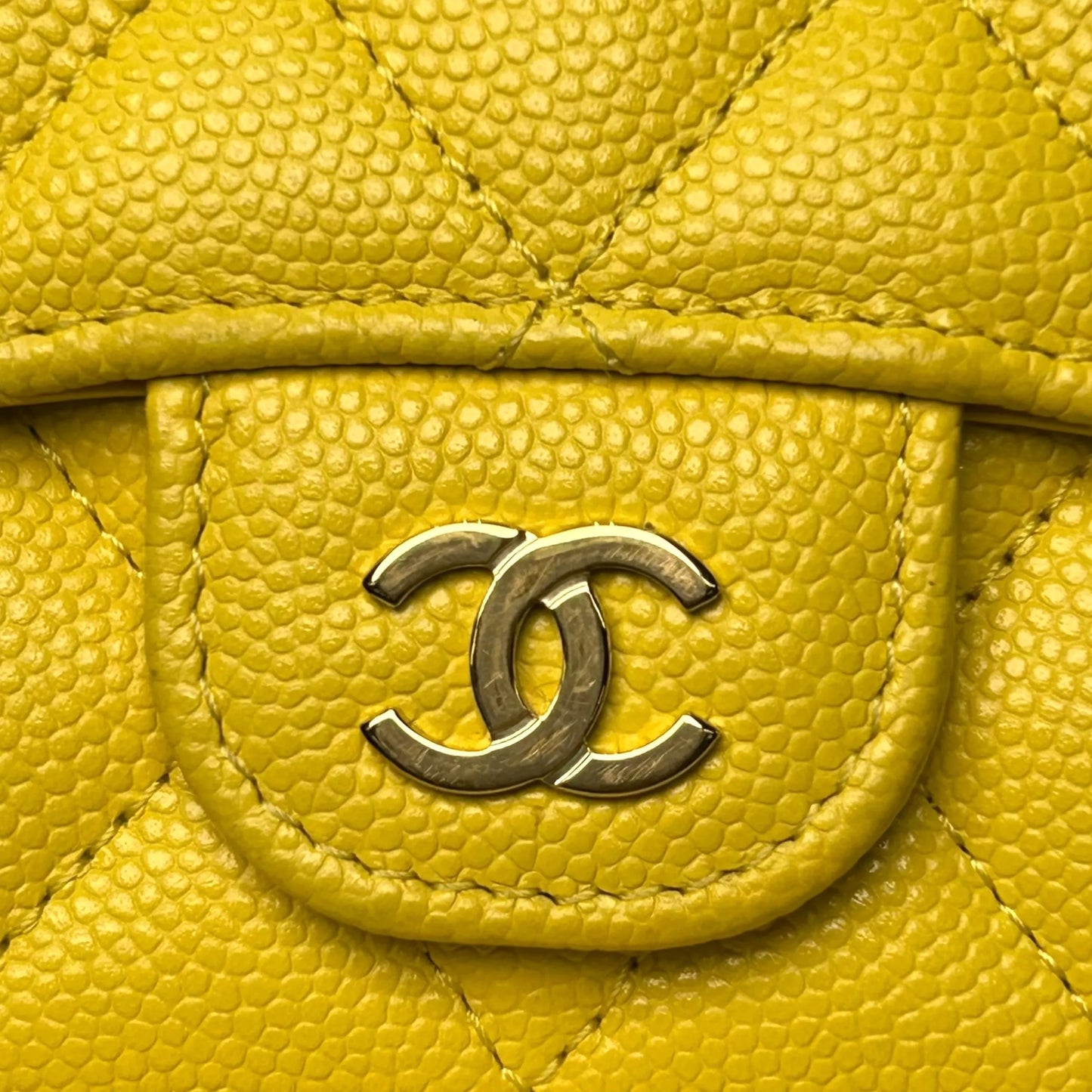 CHANEL Materasse Small Compact Wallet - Yellow