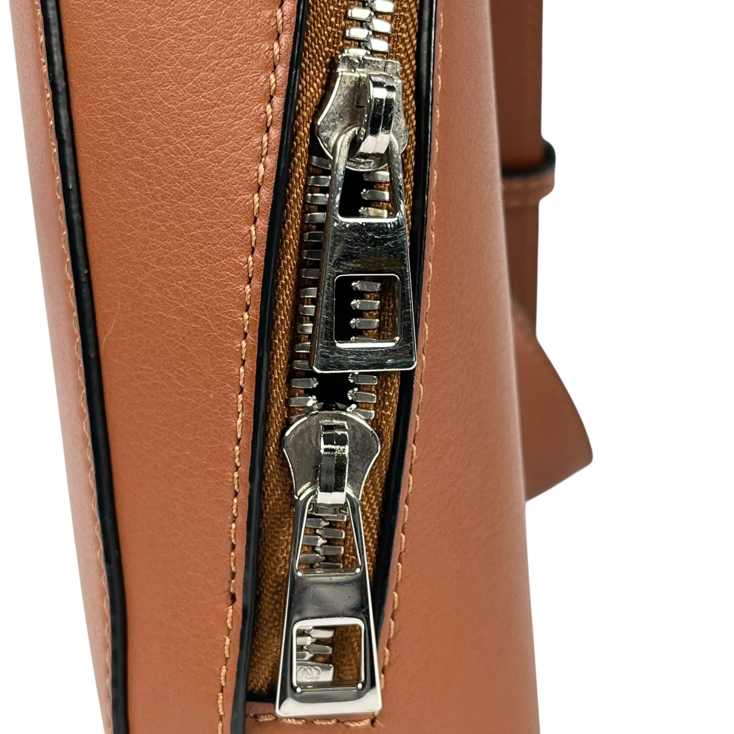 LOEWE Box Shoulder Bag Calfskin - Brown