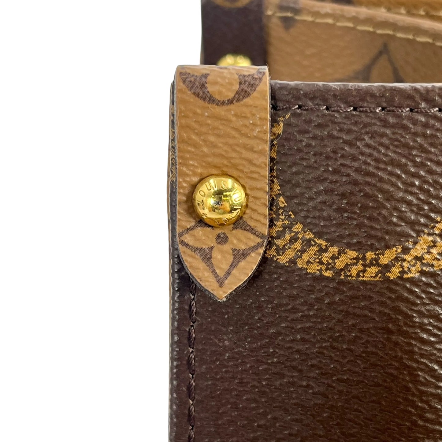 Louis Vuitton On The Go PM Hand Bag Tote Bag - Brown - 33554