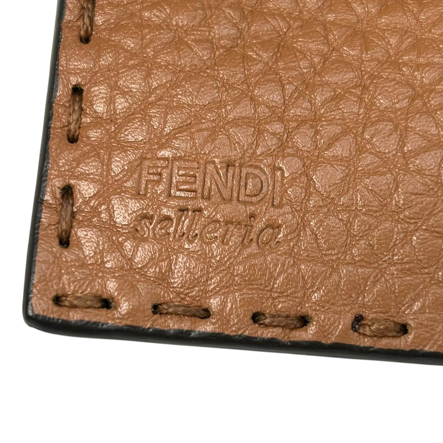 FENDI Selleria Compact Wallet - Brown