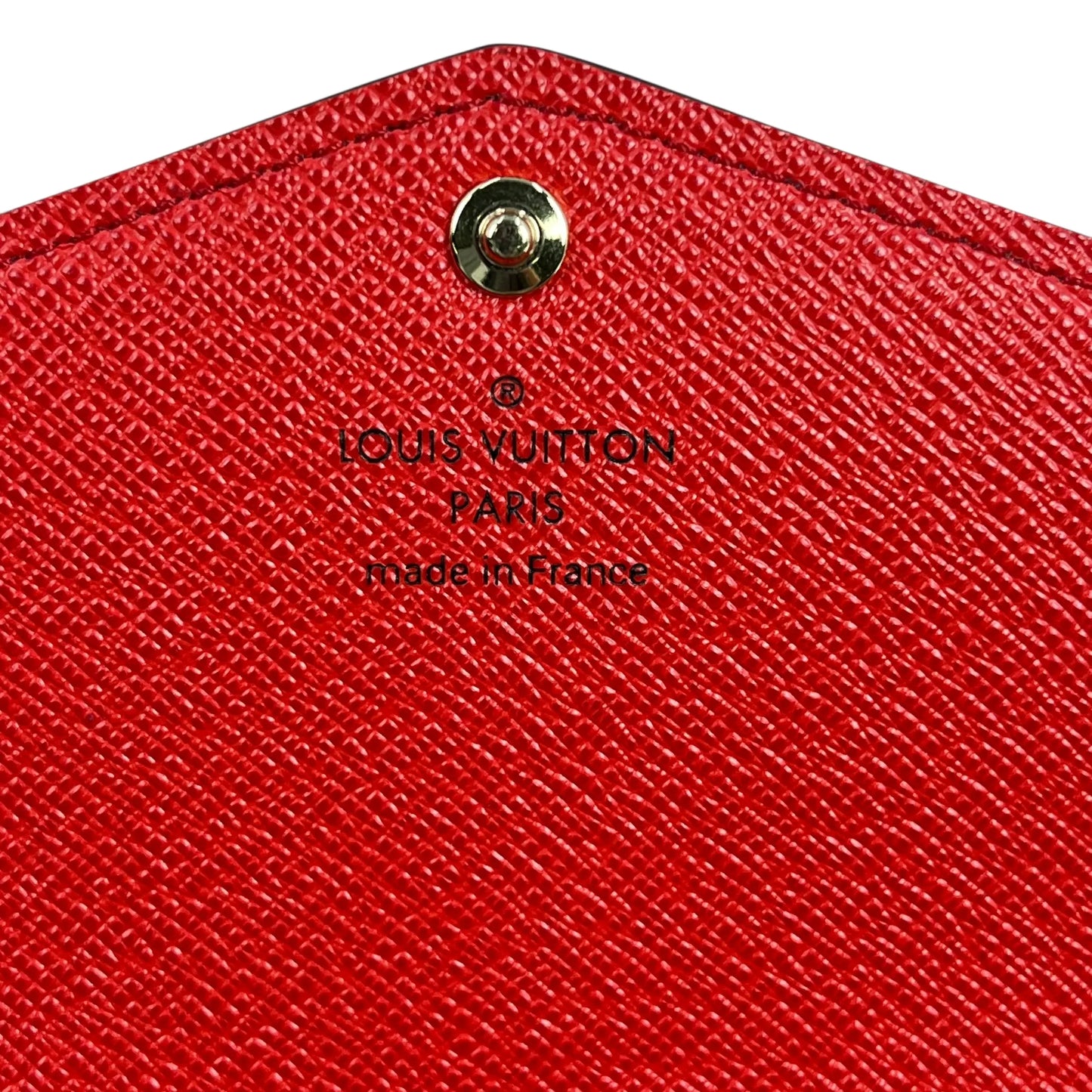 Louis Vuitton Monogram Portefeuille Salah Long Wallet - Brown × Red - 35056