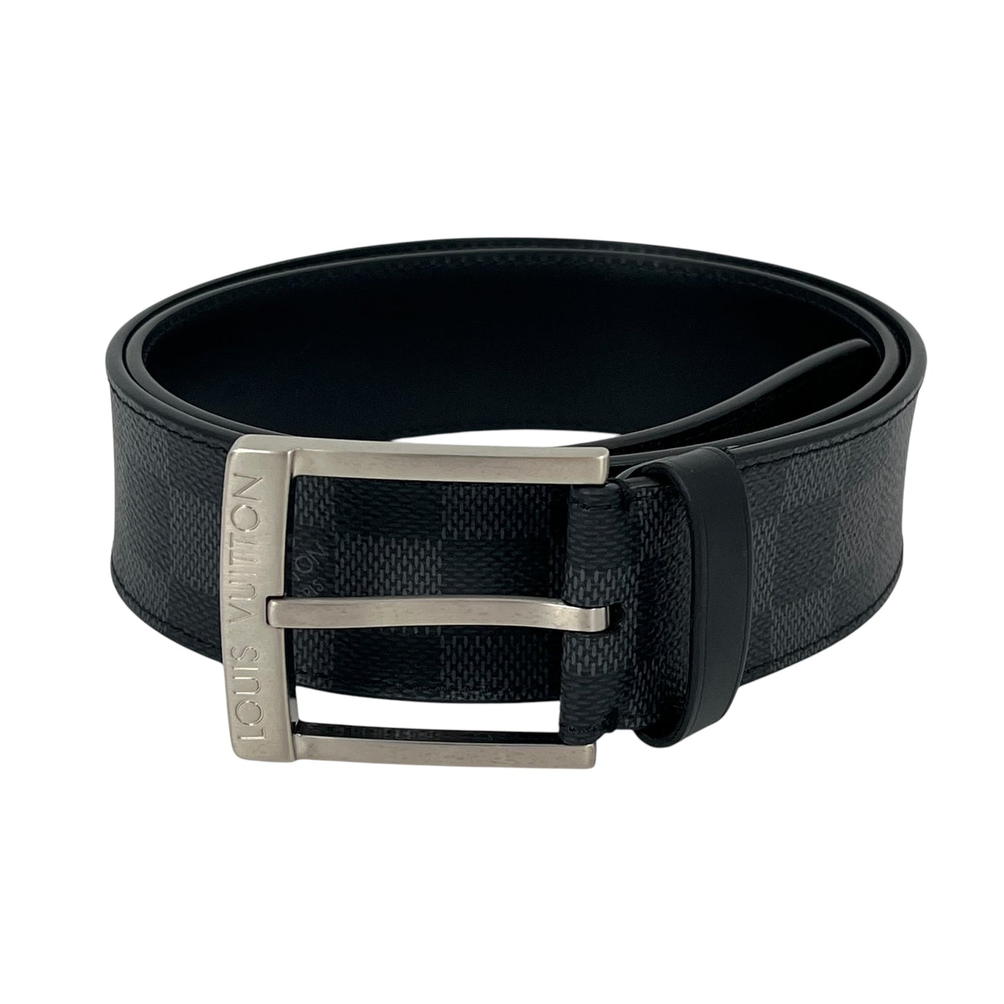 Louis Vuitton Initiales Damier Graphite Belt