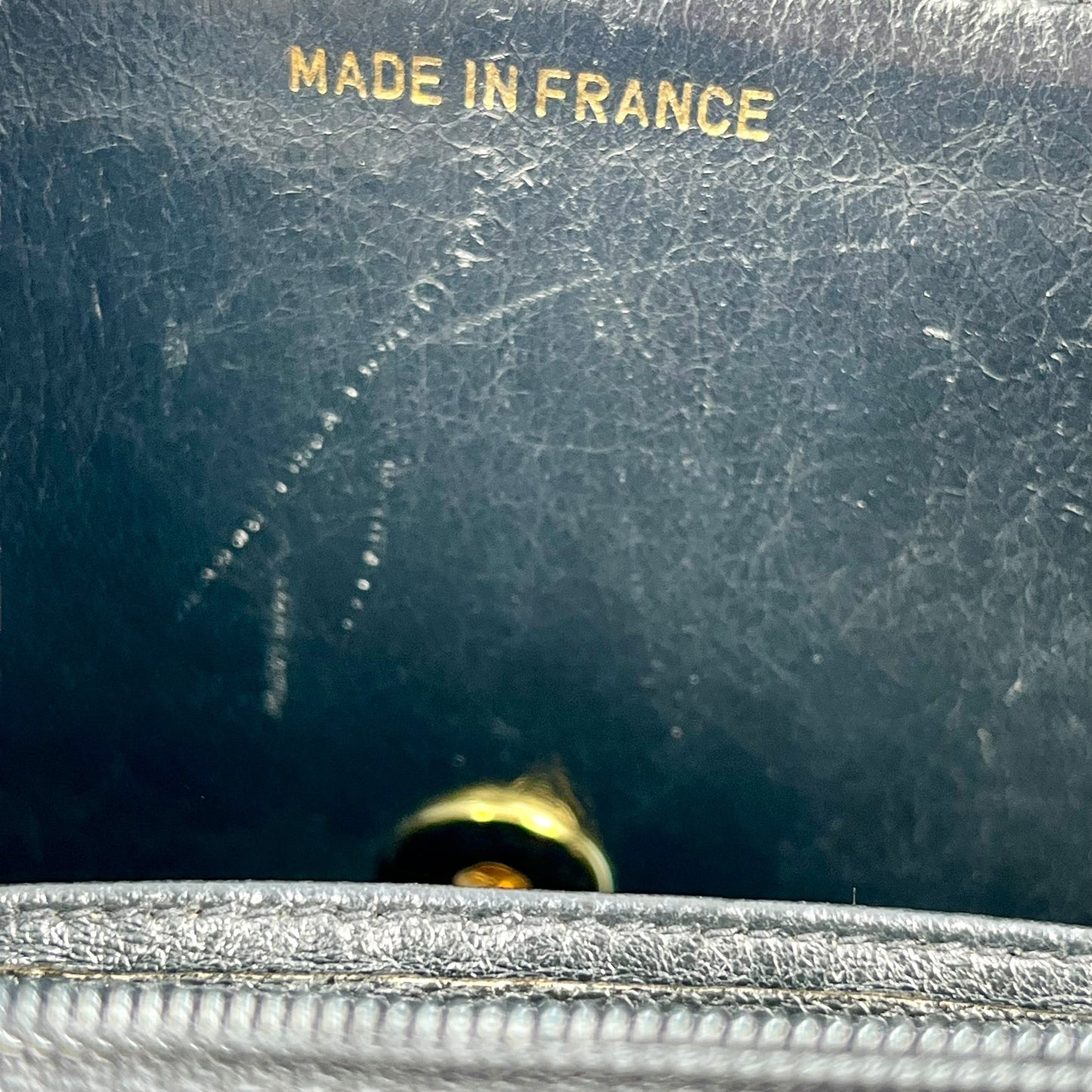 CHANEL Mademoiselle Caviar Skin Hand Bag - Black