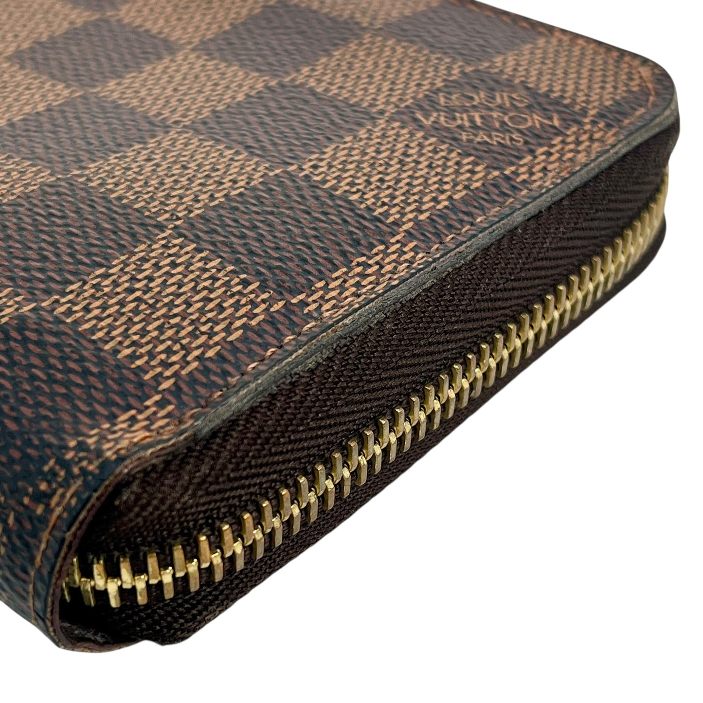 Louis Vuitton Damier Graphite Zippy Long Wallet - Brown - CA2187