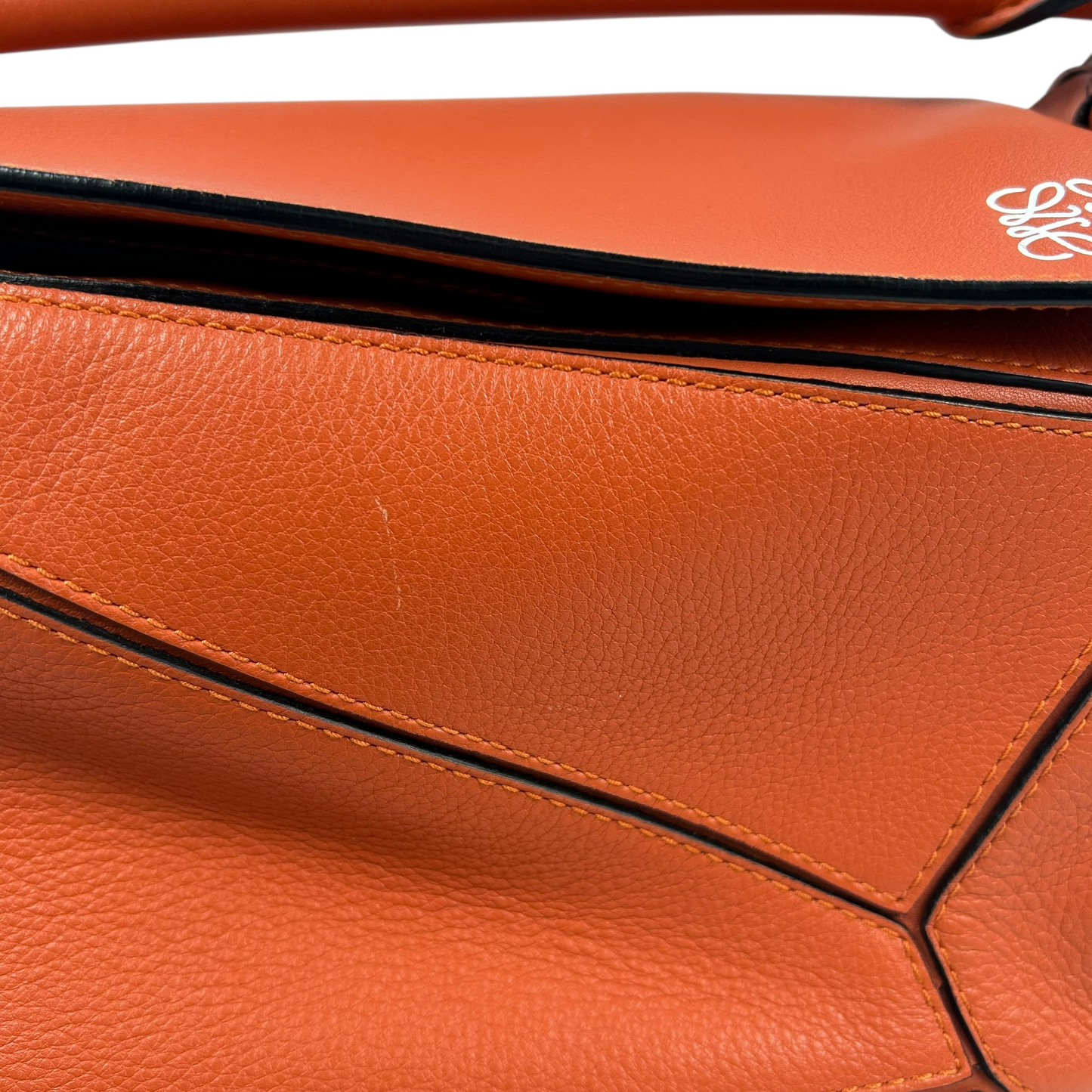 LOEWE Puzzle Bag Small Orange Hand Bag Shoulder Bag