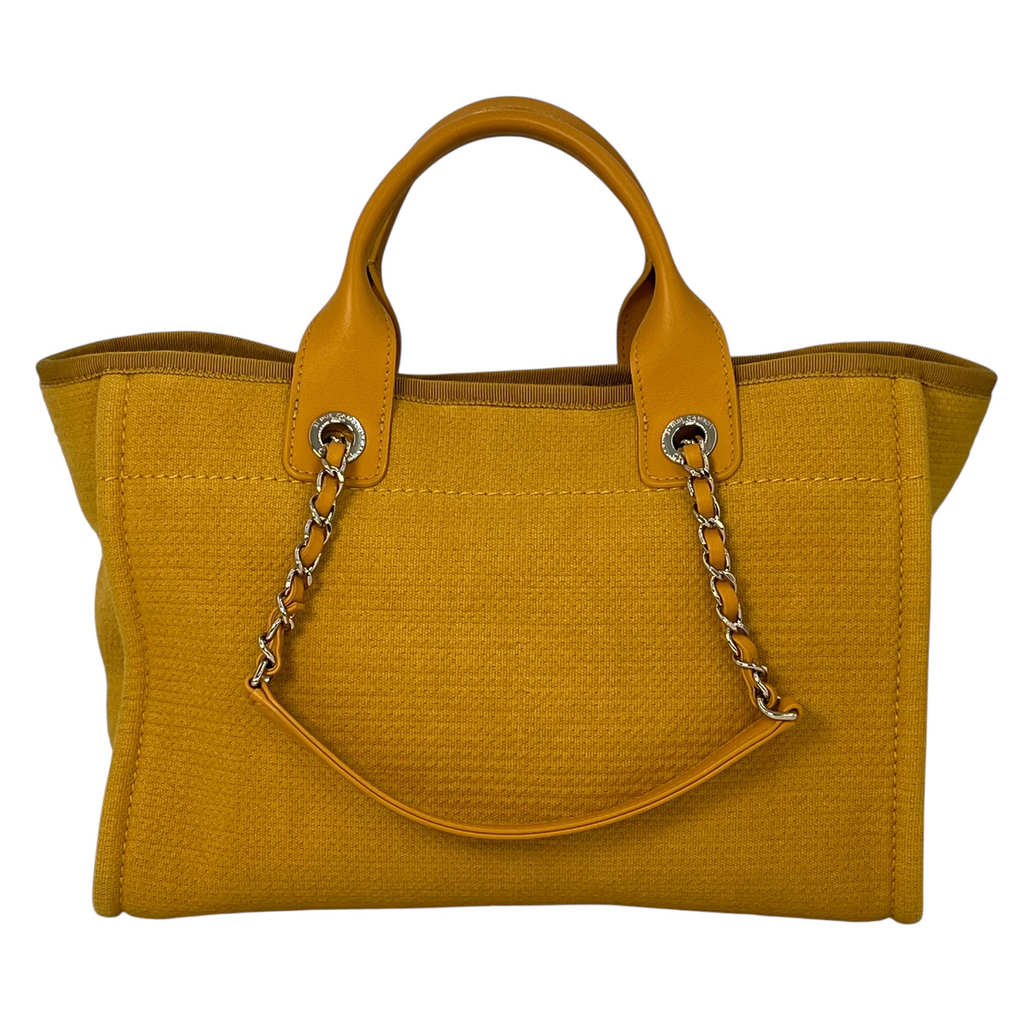 CHANEL Deauville Tote Bag - Yellow
