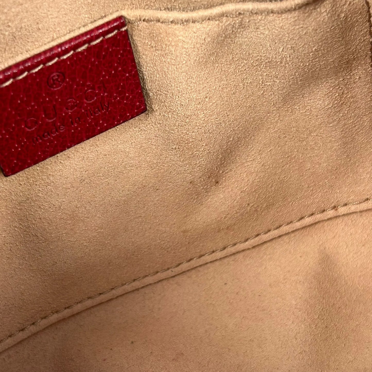 GUCCI GG Flora Ophidia Shoulder Bag - Red