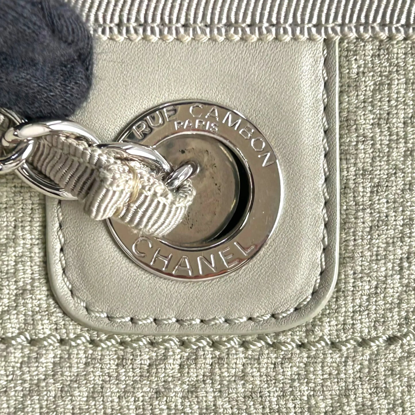 CHANEL Deauville Tote Bag - Cream Beige