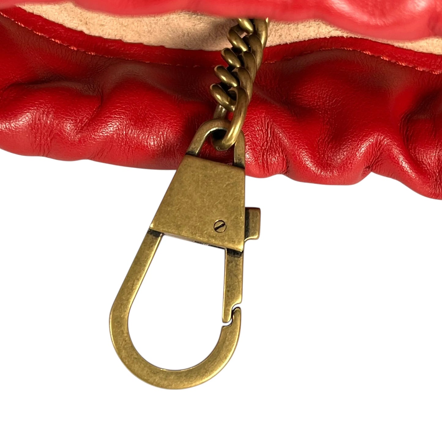 GUCCI GG Marmont Mini Bucket Bag - Red