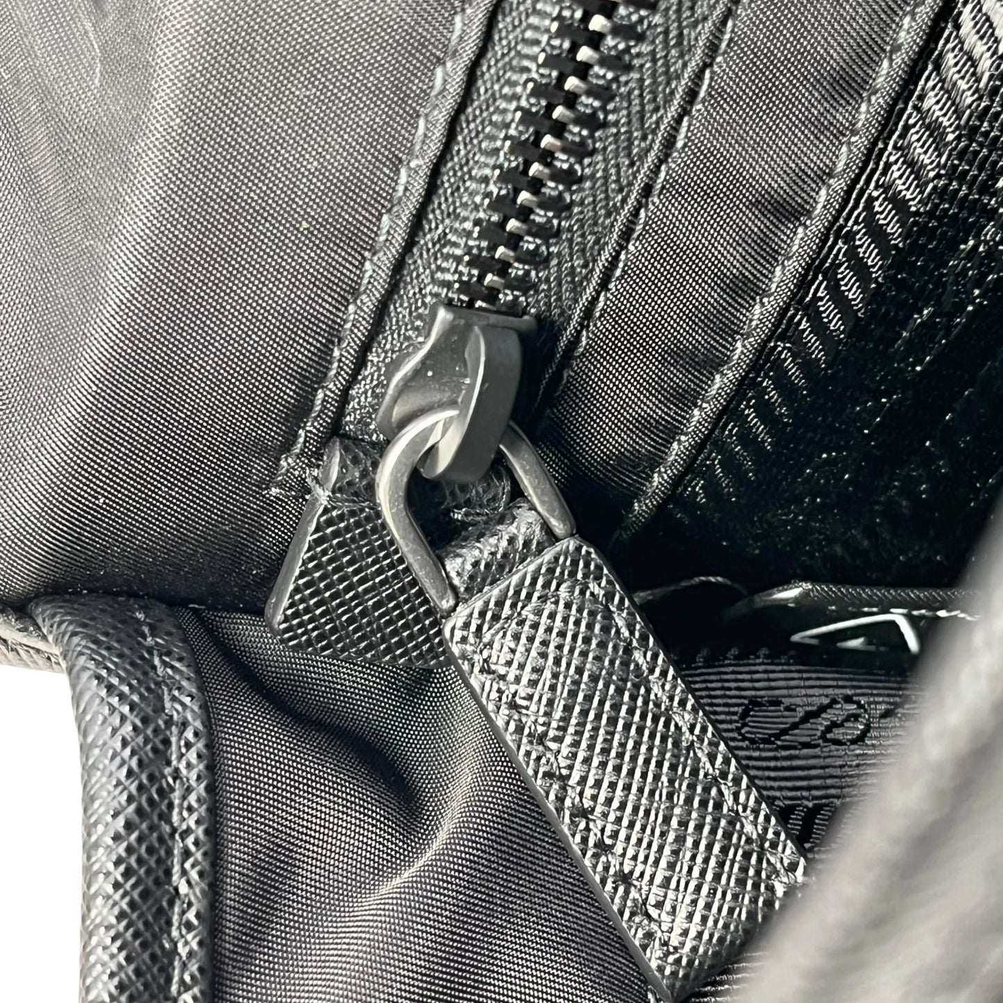 PRADA Re-Nylon Shoulder Bag with Pouch - Black