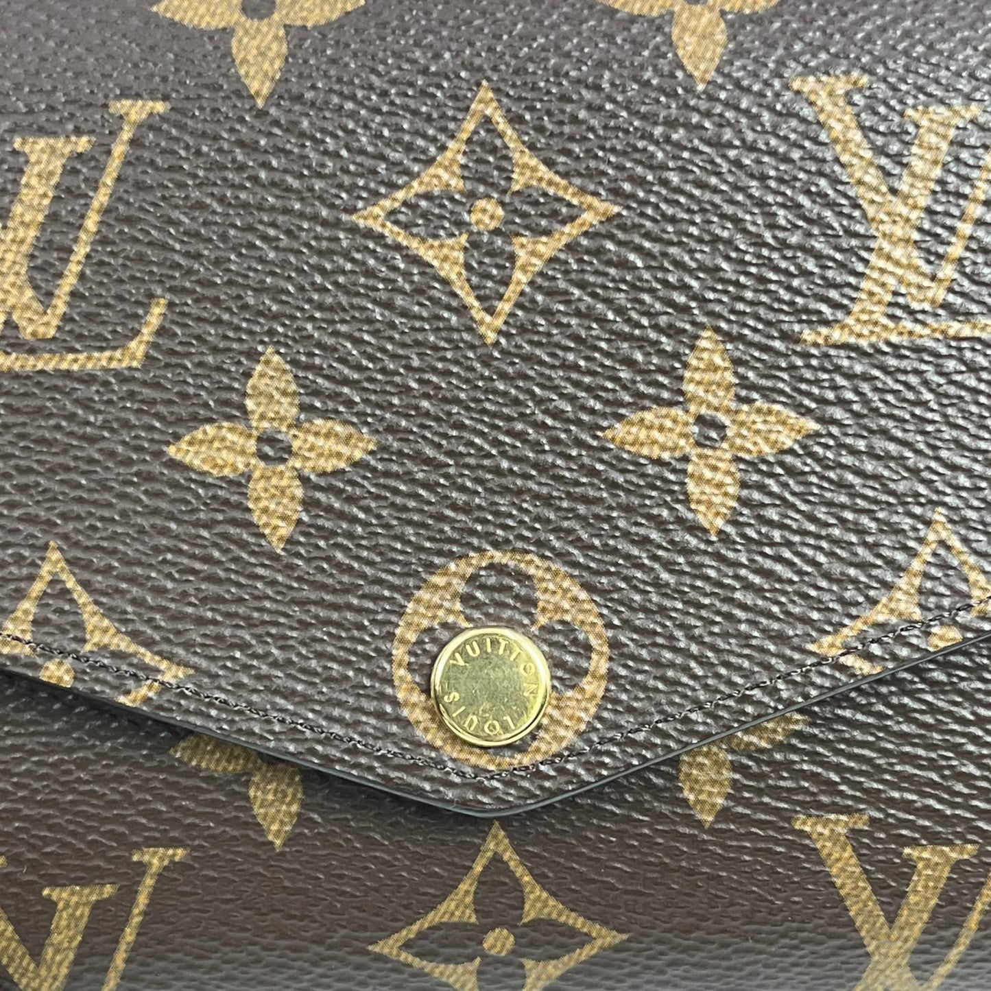 Louis Vuitton Monogram Portefeuille Salah Long Wallet - Brown × Red - 35056