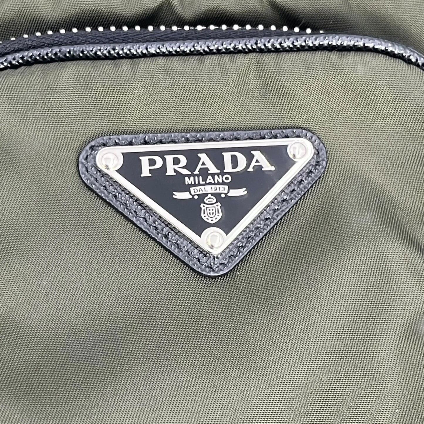 PRADA Re-Nylon Phone Case Shoulder Bag - Khaki