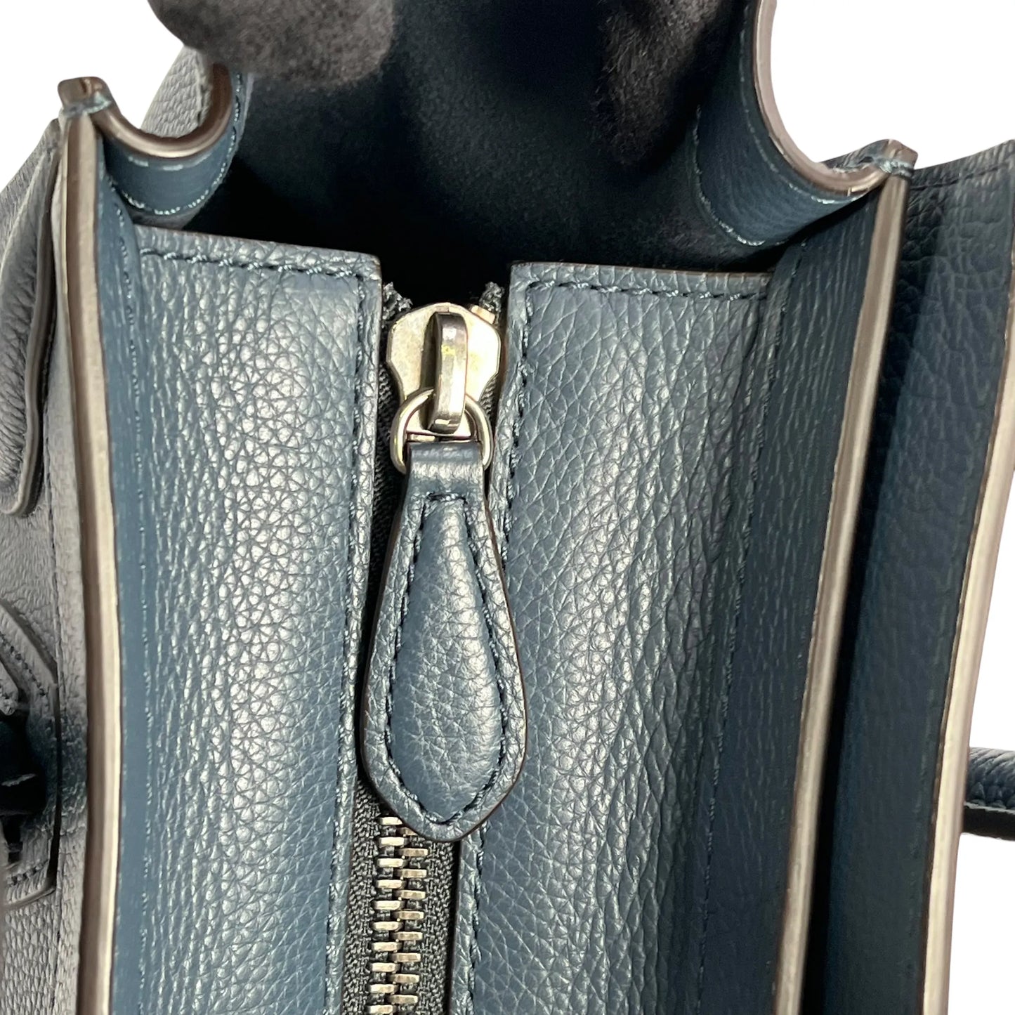 CELINE Micro Shopper Luggage Hand Bag - Navy Blue