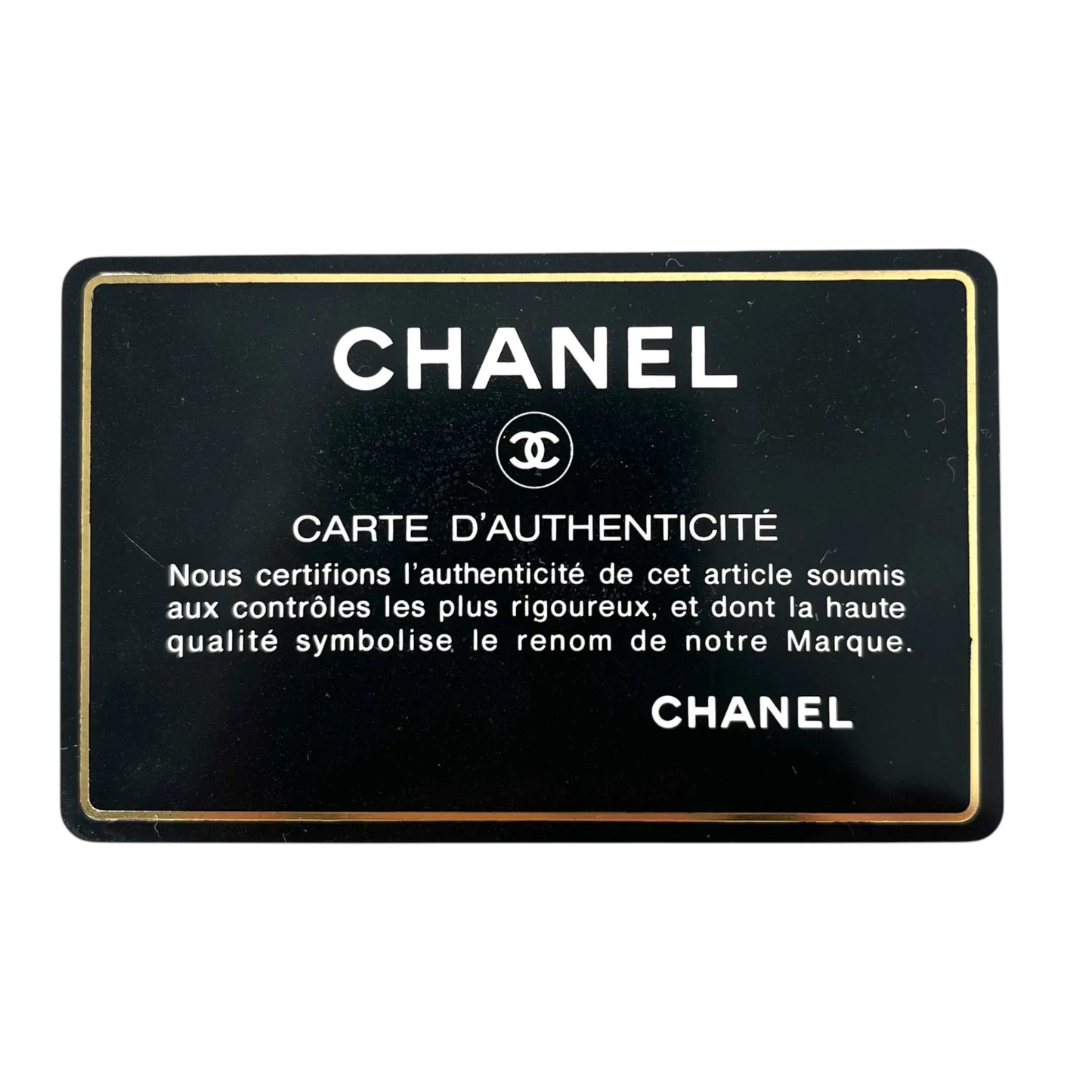 CHANEL CC Logo Lambskin Chain Shoulder Bag - Black