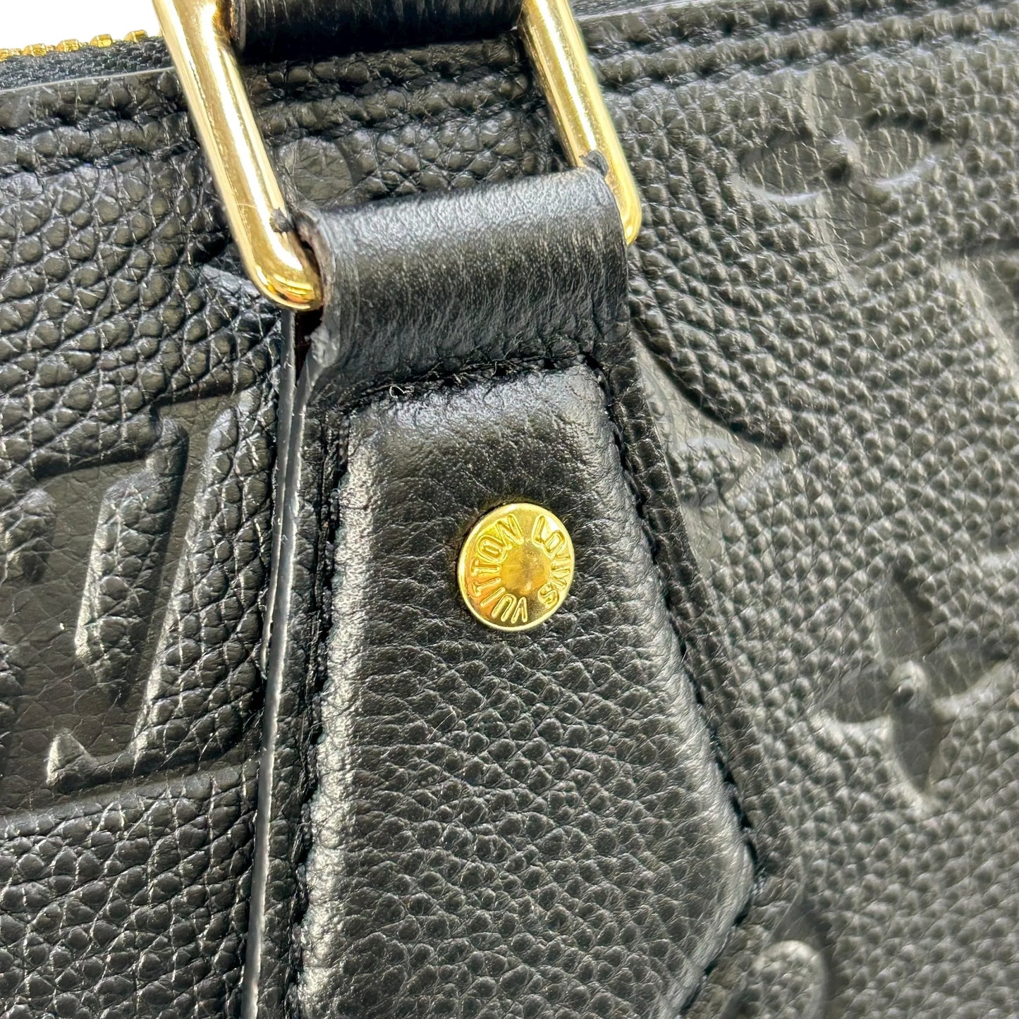 Louis Vuitton Neo Alma PM Monogram Empreinte Hand Bag - Black × Purple
