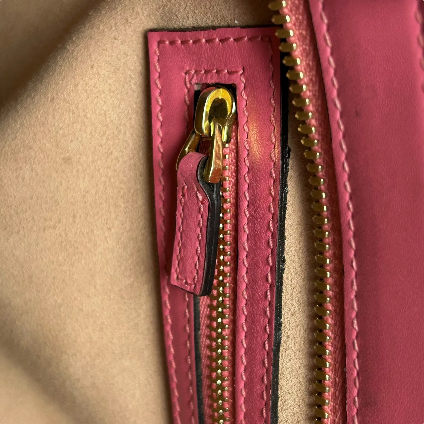 GUCCI Guccissima Leather Hand Bag Shoulder Bag - Pink