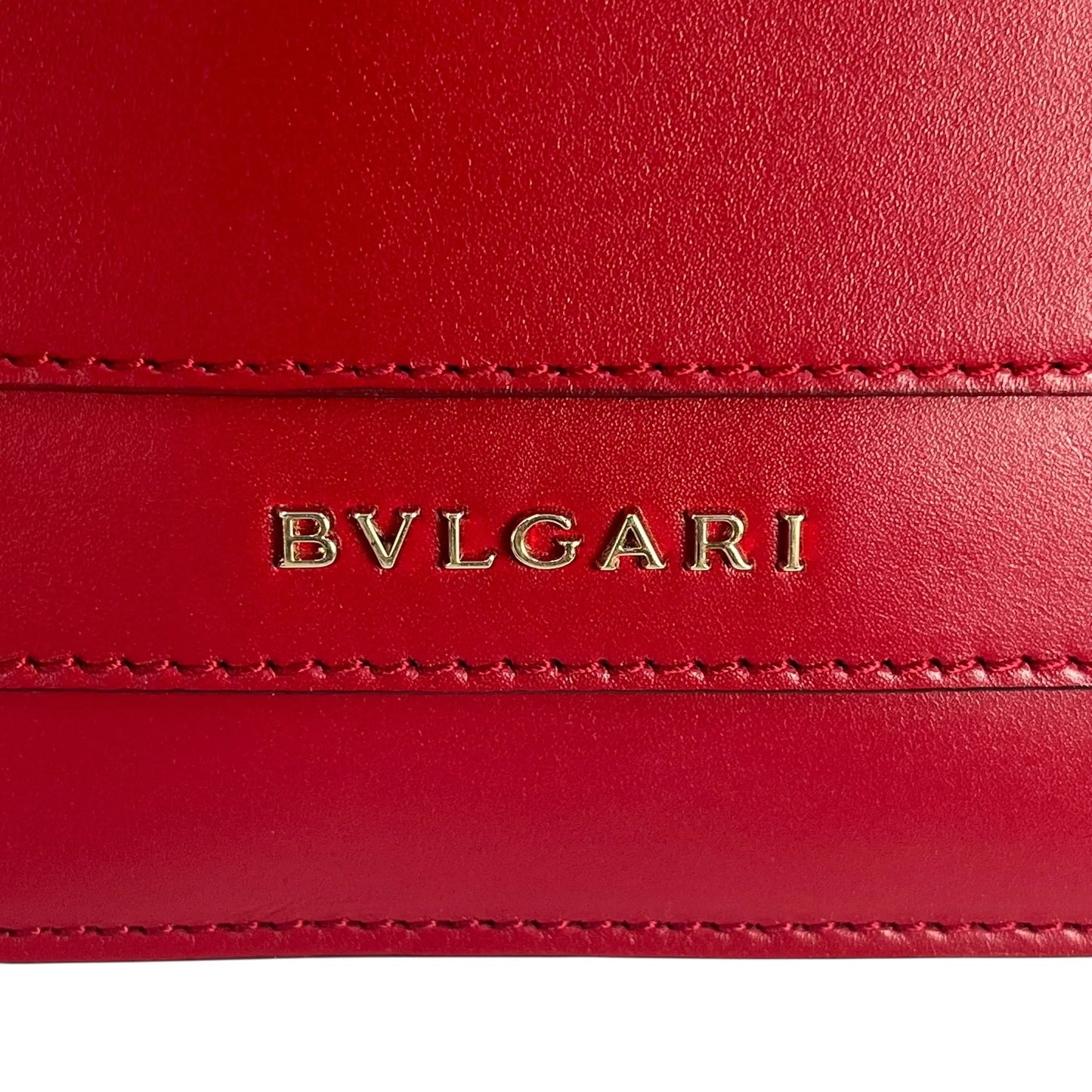 BVLGARI Serpenti Forever Crossbody Bag Chain Shouder Bag - Red
