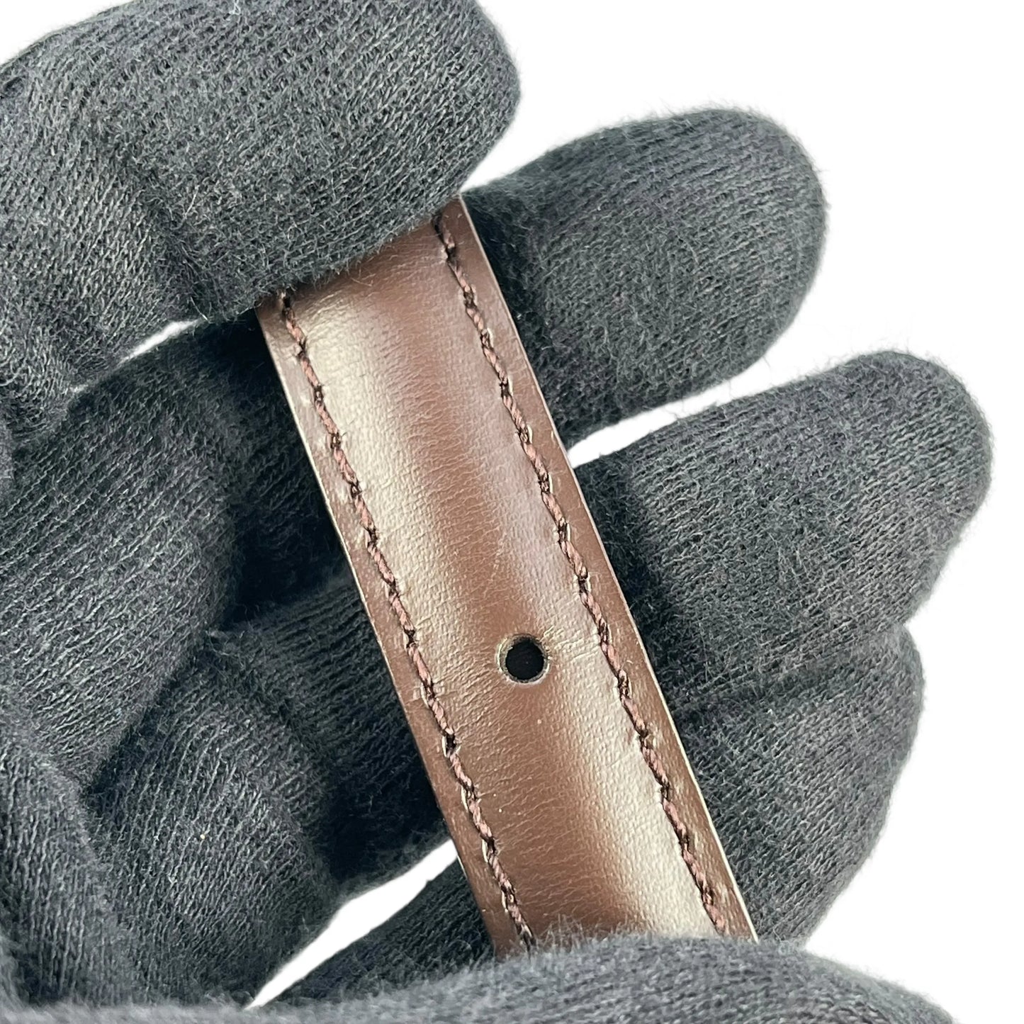 LOUIS VUITTON Leather Shoulder Strap - Darkbrown - 34941