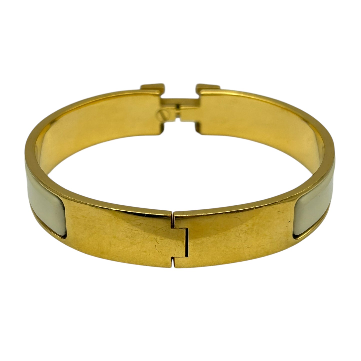 HERMES Clic H Enamel Bracelet PM GP