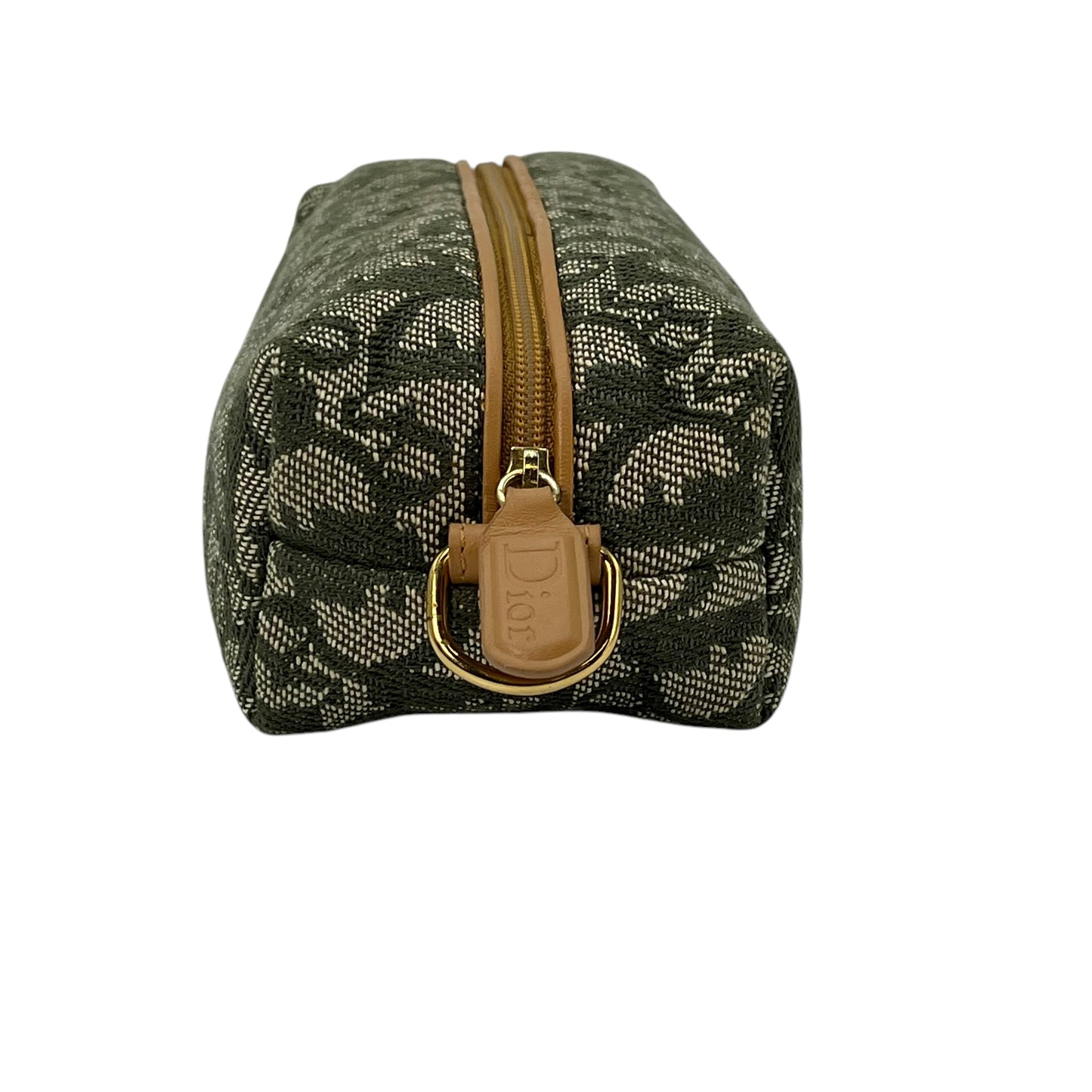 Dior Trotter Canvas Pouch Olive Green