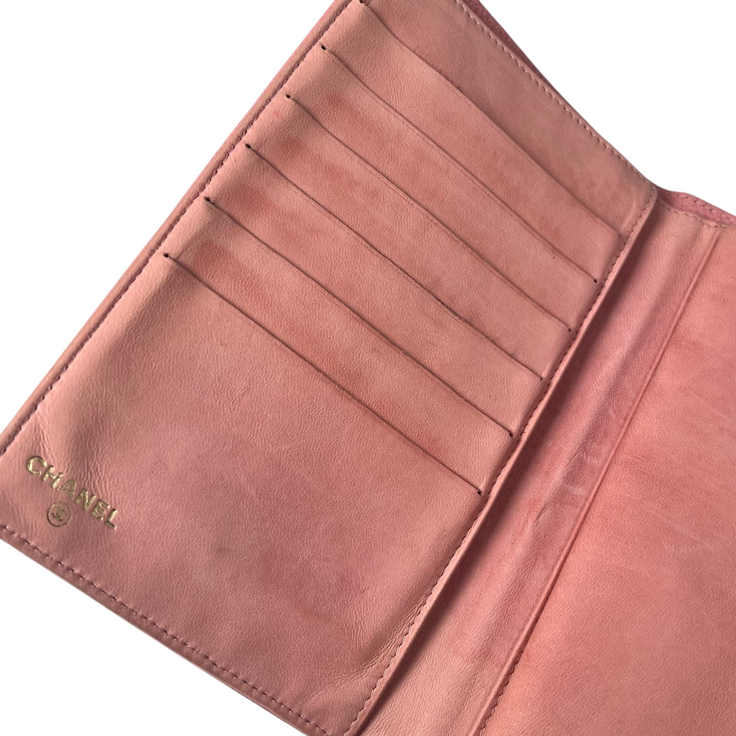 CHANEL Pink Coco Long Wallet