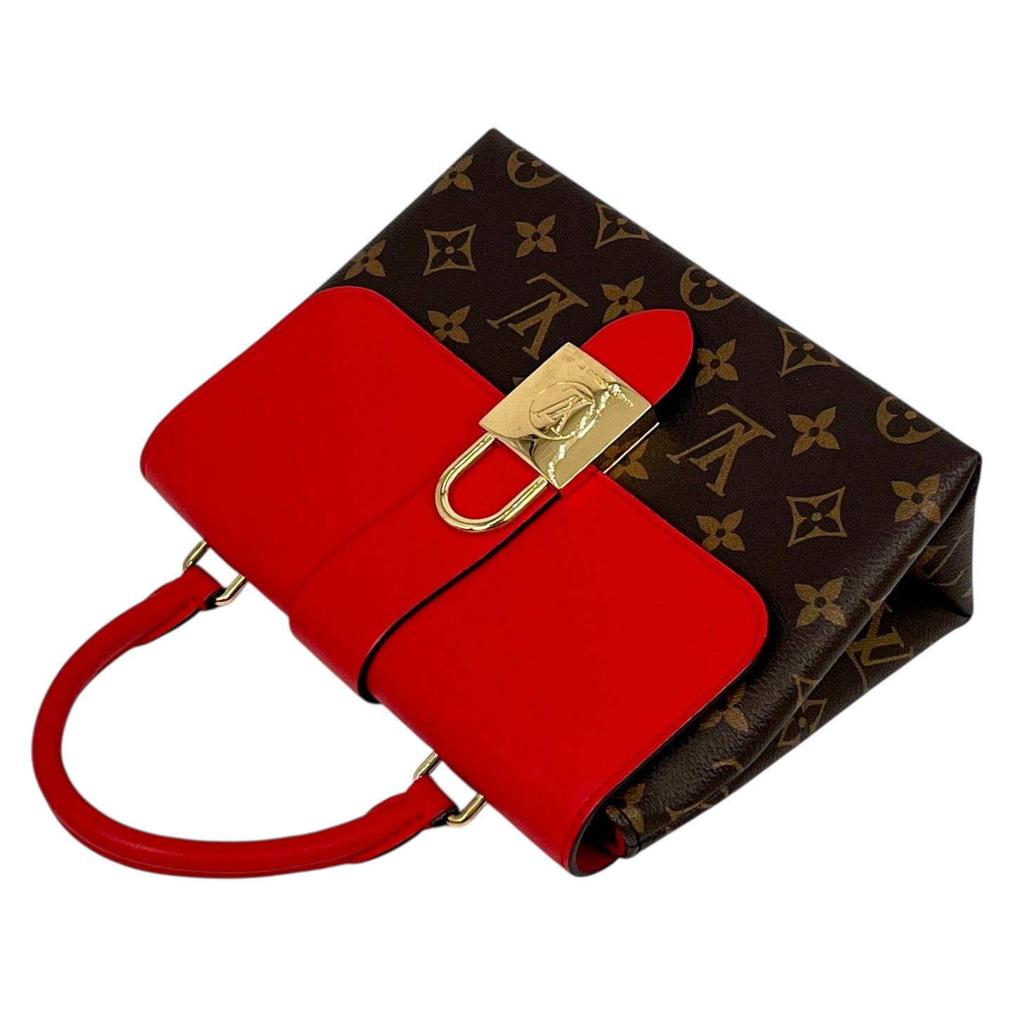 Louis Vuitton Lock BB Hand Bag Shoulder Bag - Red