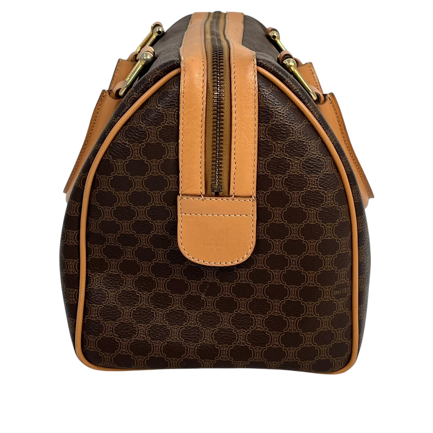 CELINE Macadam Boston Hand Bag - Brown