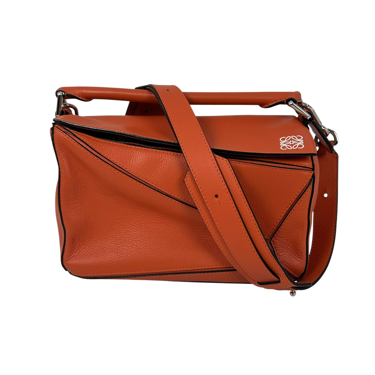 LOEWE Puzzle Bag Small Orange Hand Bag Shoulder Bag