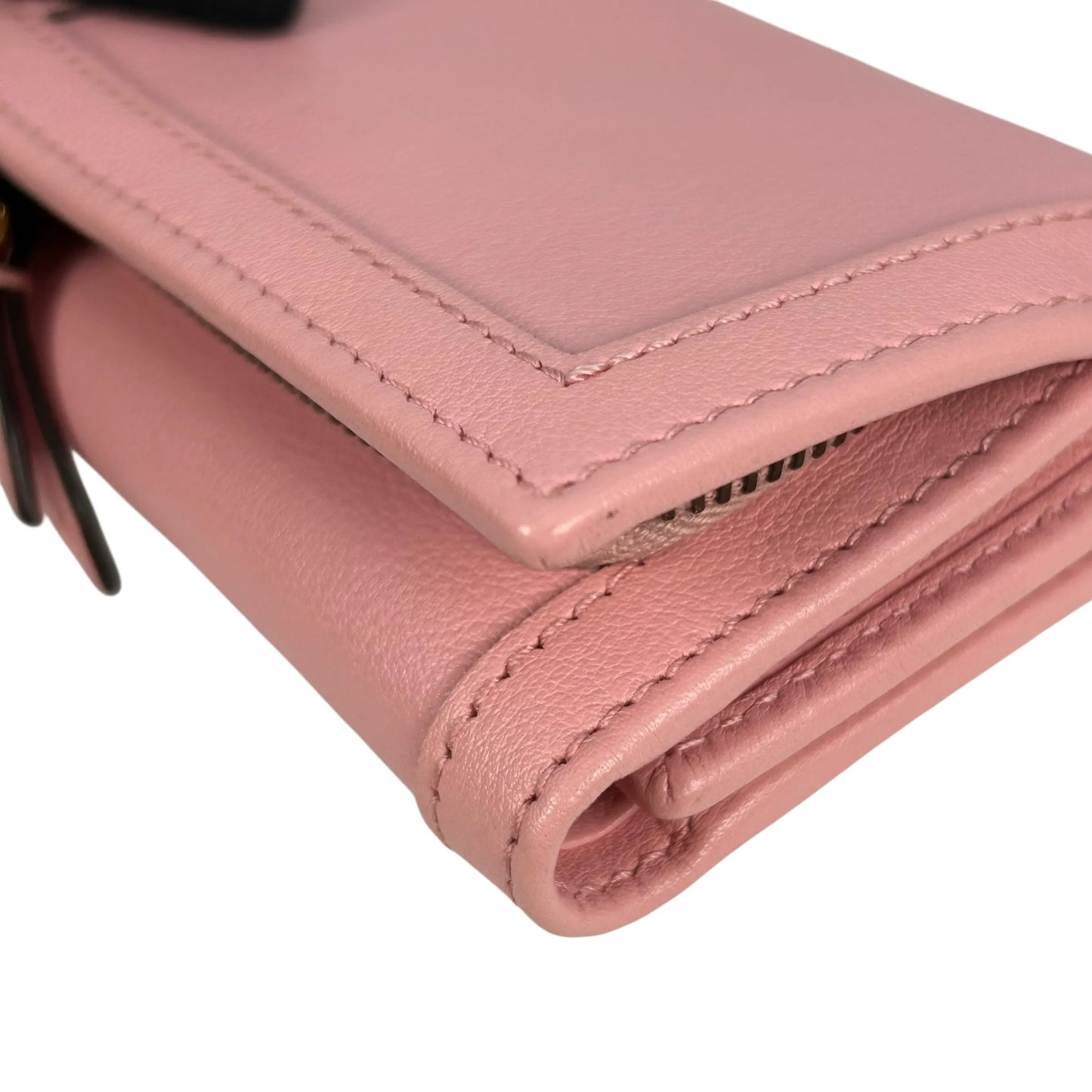 GUCCI GG marmont Bamboo Compact Wallet - Pink