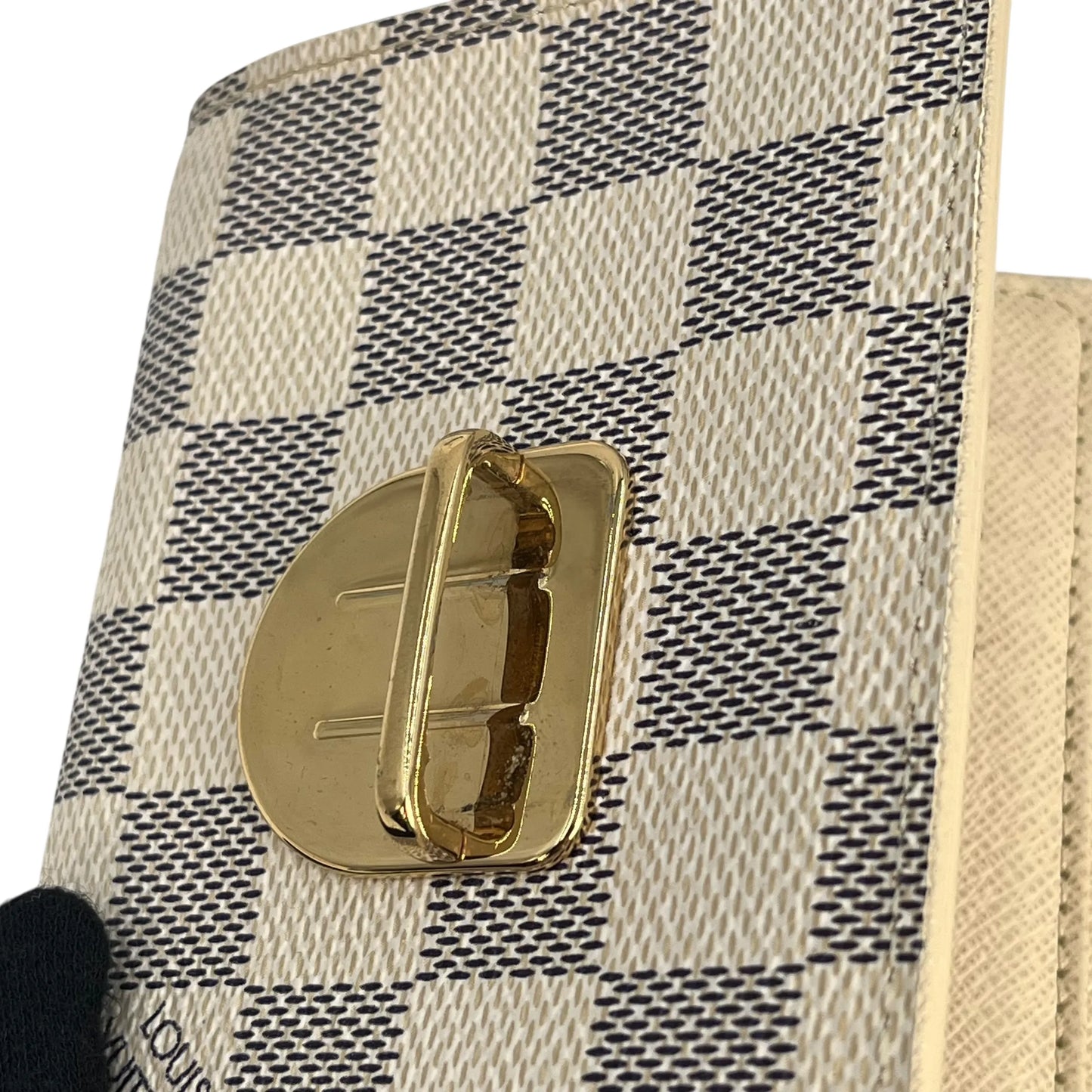 Louis Vuitton Damier Portefeuille Koala Compact Wallet - White