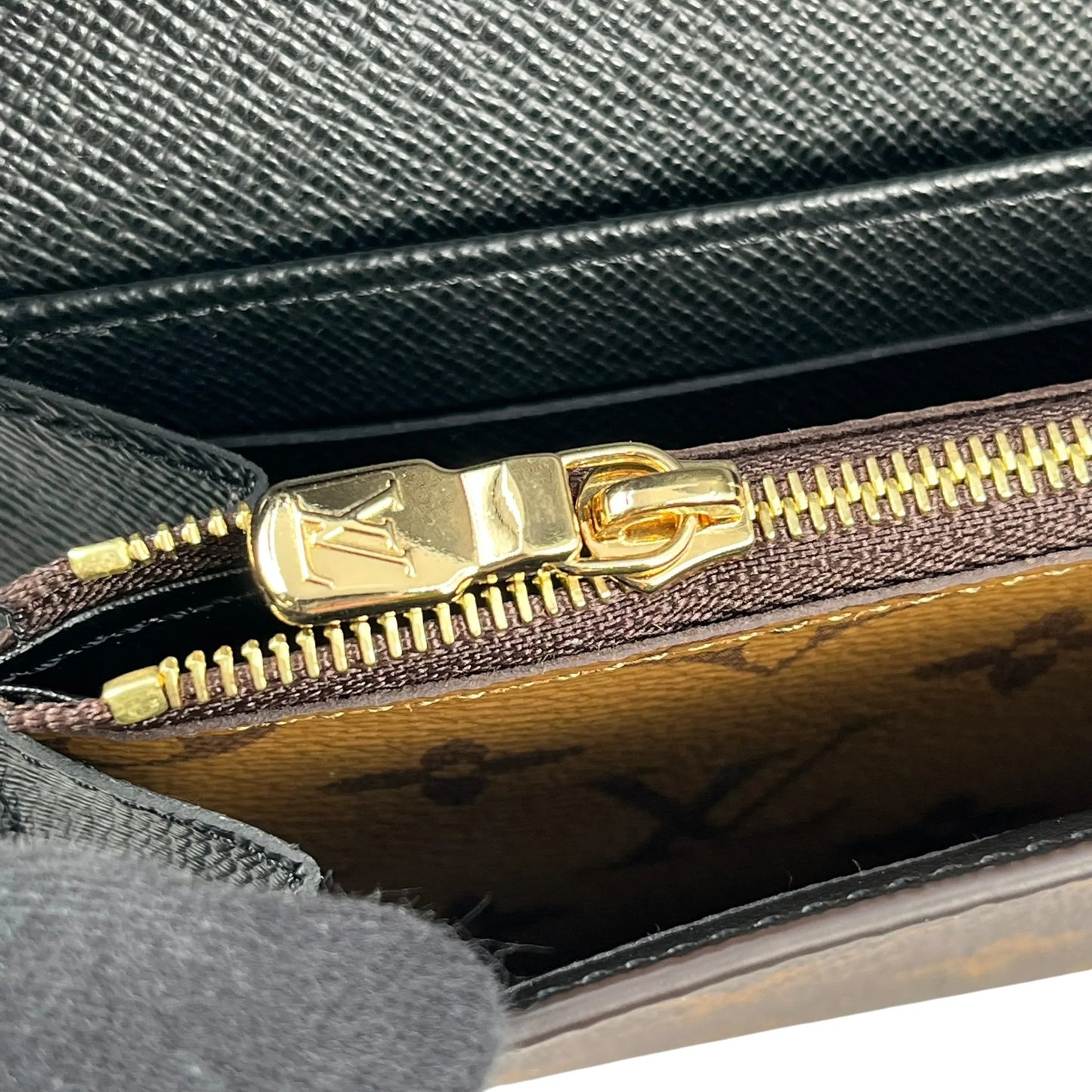Louis Vuitton Monogram Giant Reverse Saleh Long Wallet - Brown