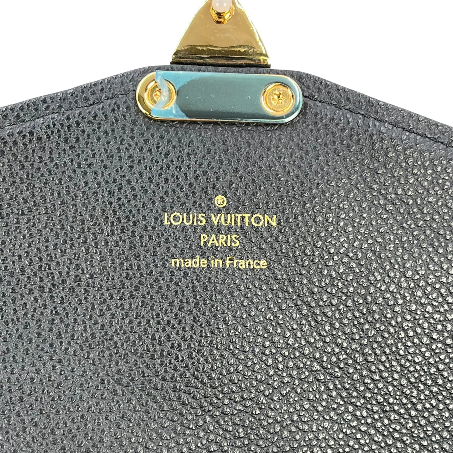 Louis Vuitton Empreinte Pochette Saint Germain Chain Shoulder Wallet - Black
