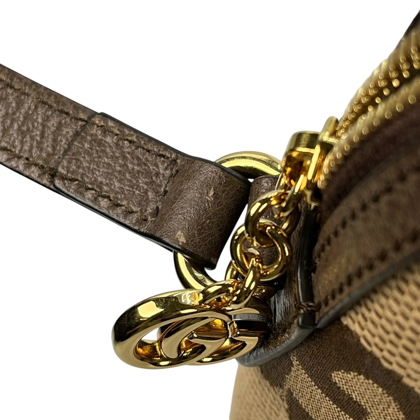 GUCCI Ophidia Jumbo GG Small Shoulder Bag - Brown