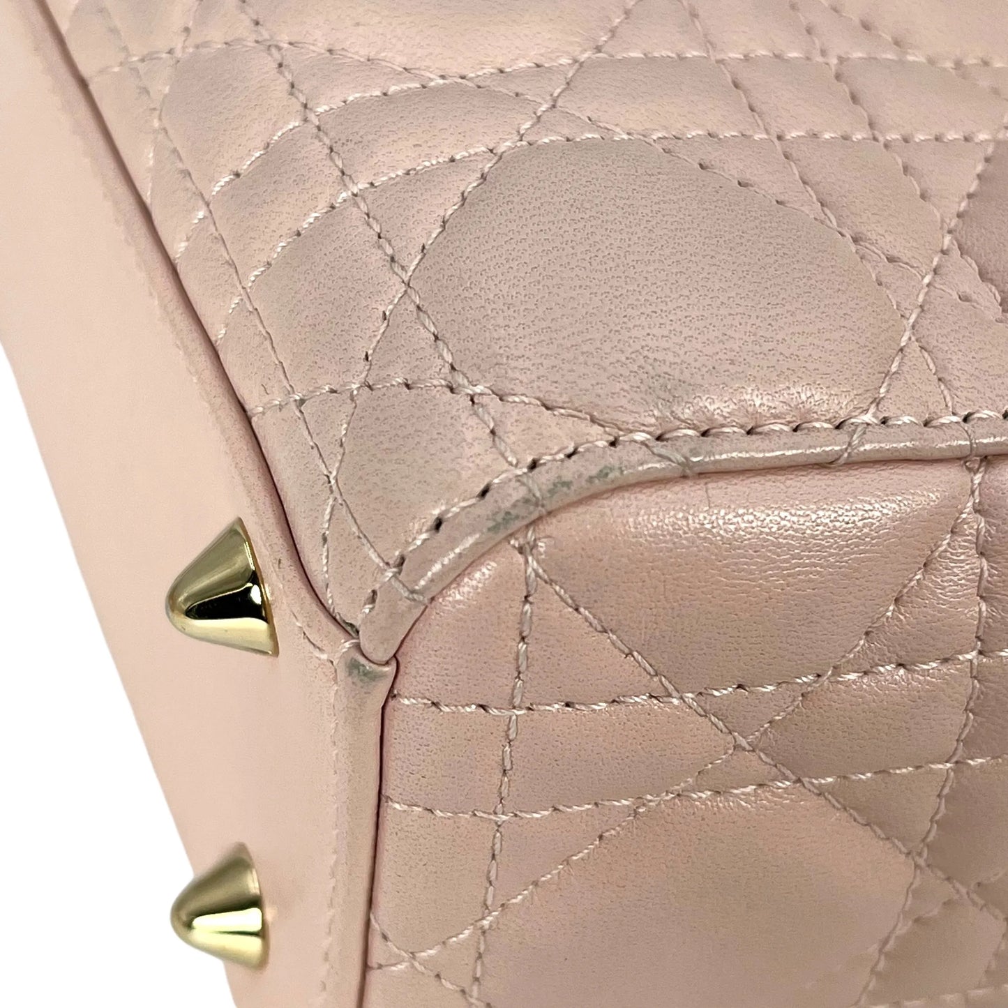 Dior Small Lady Dior My ABCDior Leather Hand Bag - Pink